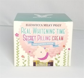 ЕЛЗ Milky Piggy Крем для лица осветляющий Real Whitening Time Secret Pilling Cream 100гр - фото 5991