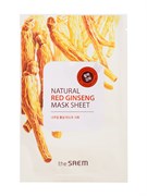 СМ Маска тканевая с экстрактом женьшеня Natural REd Ginseng Mask Sheet 21мл