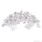 Свадебный аксессуар для прически с кристаллами Сваровски &quot;Белые цветы&quot;