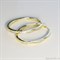 Овальные серьги кольца с микро фианитами 4см * 3 см, покрытие желтое золото - фото 6099